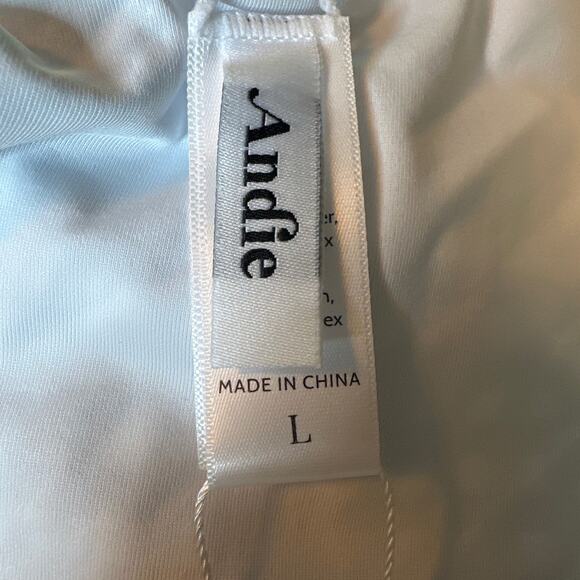 Andie Swim The String Bottom in Blue Gingham Size large NWT - Picture 3 of 9